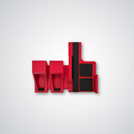 Magnetic Gun & 2 Magazines Side Holder