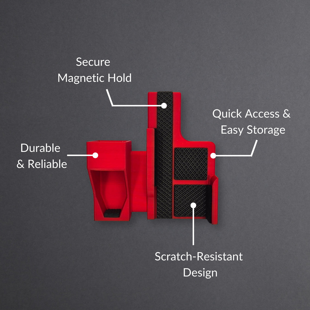 Magnetic Gun & 1 Magazine Side Holder