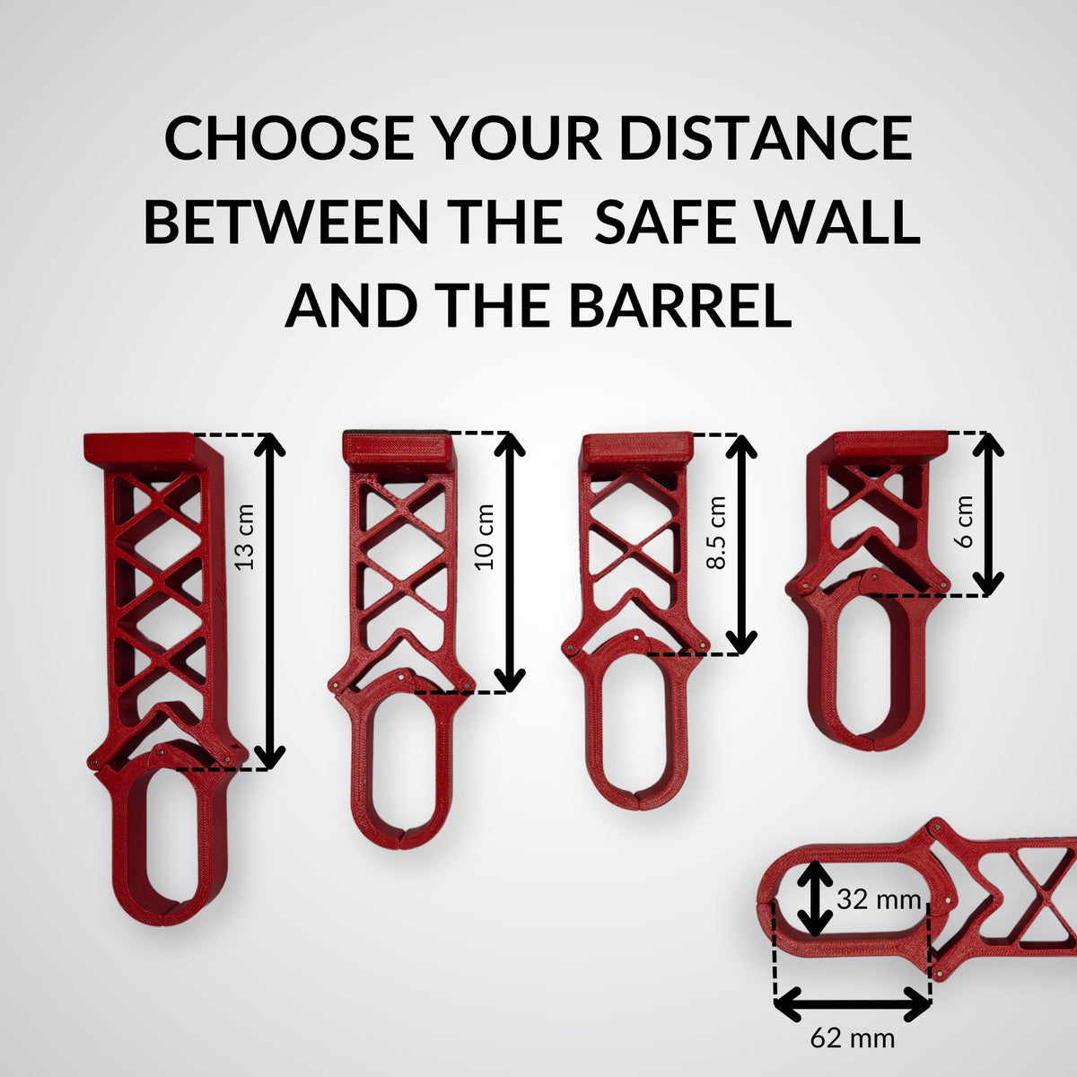 Premium Magnetic Double Barrel Shotgun Holder